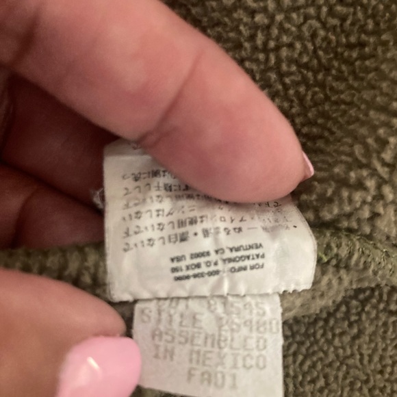 Vintage Patagonia Men’s Synchilla Better Sweater® 1/4 Zip light brown size M - Picture 5 of 6